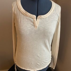 Free People White Top -S/M